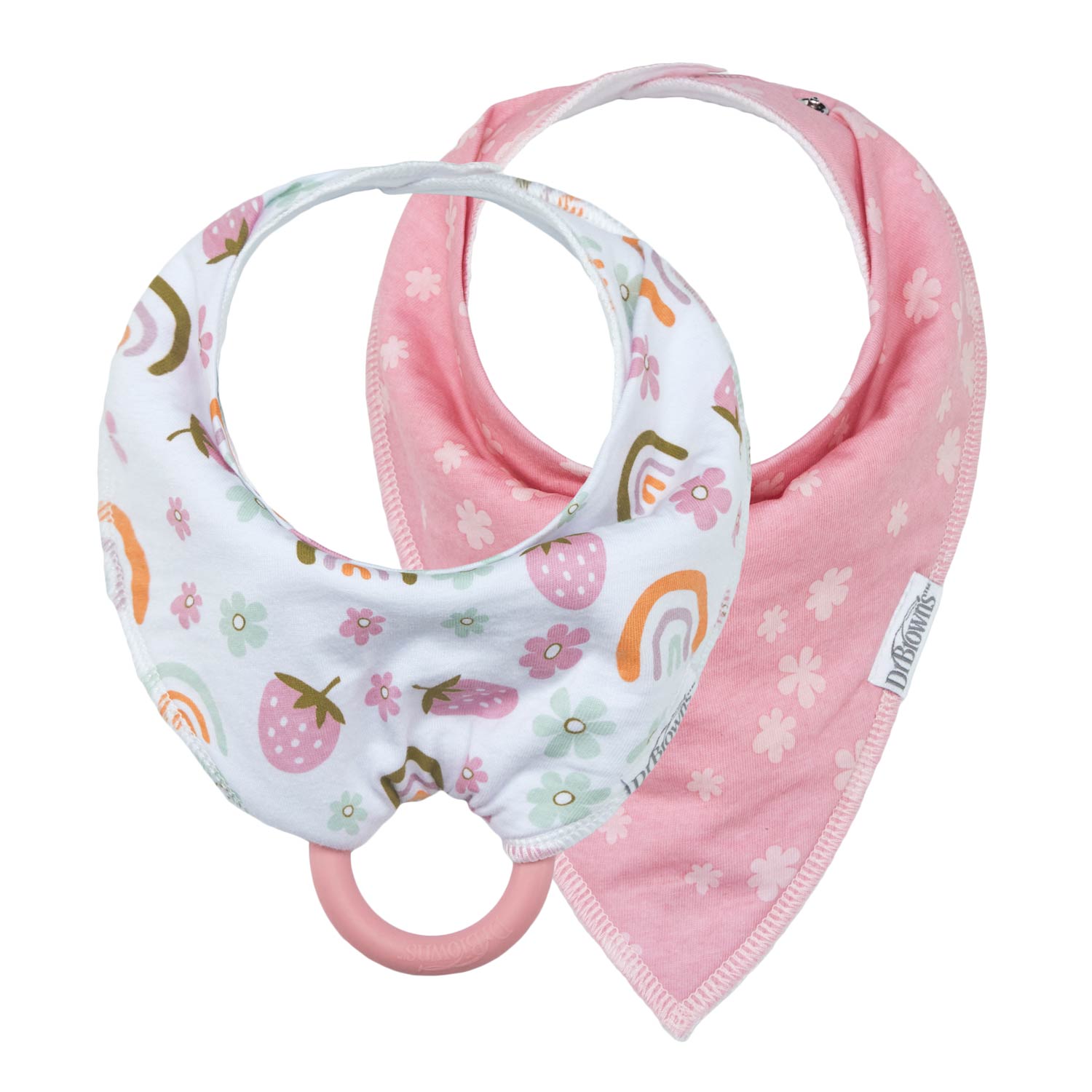 Dr. Brown's™ Bandana Bibs with Removable Teether