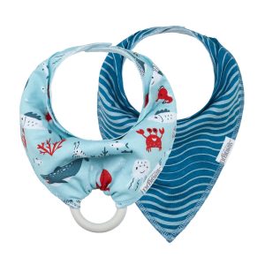 Dr. Brown's™ Bandana Bibs with Removable Teether