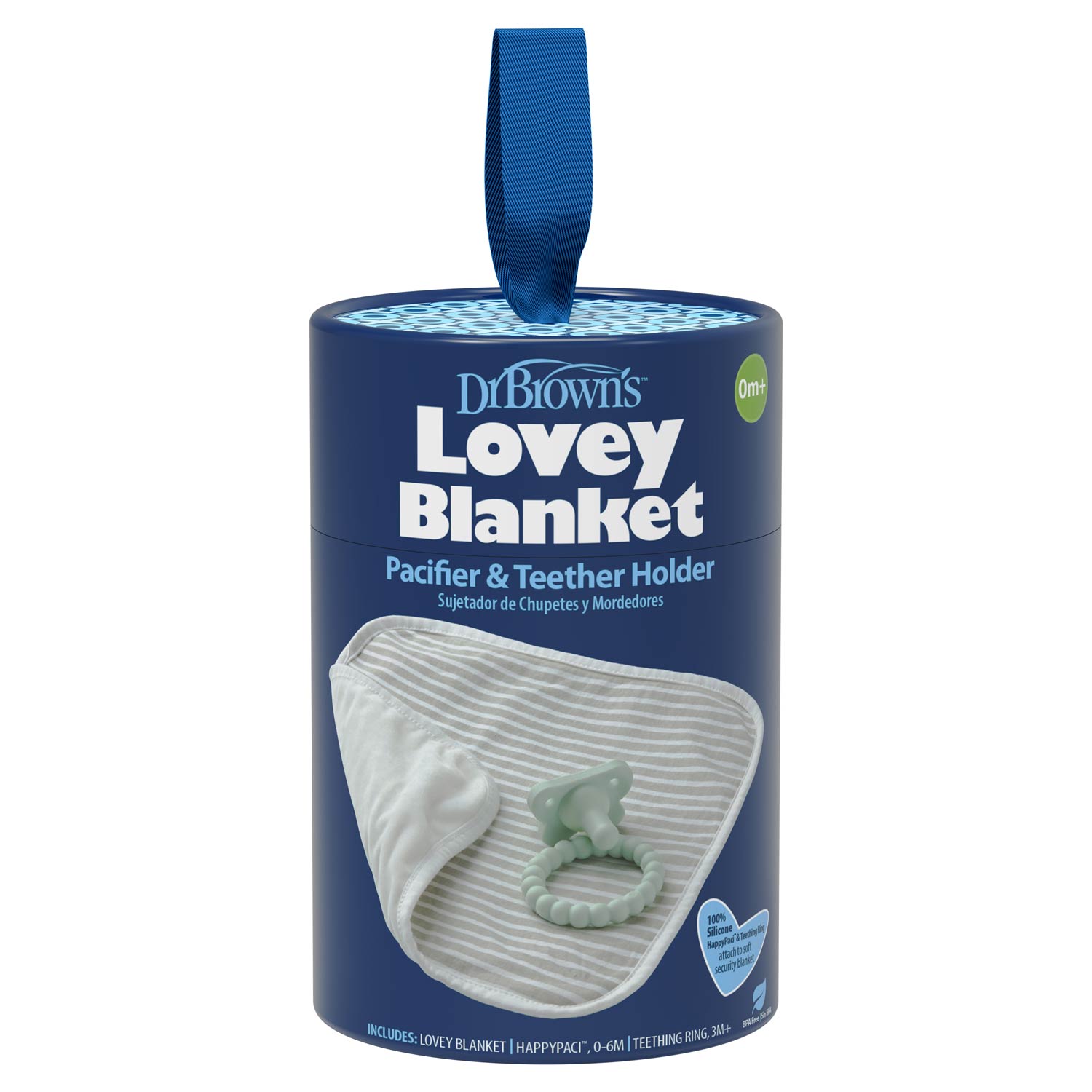 Dr. Brown's™ Lovey Blanket Pacifier and Teether Holder - Image 2