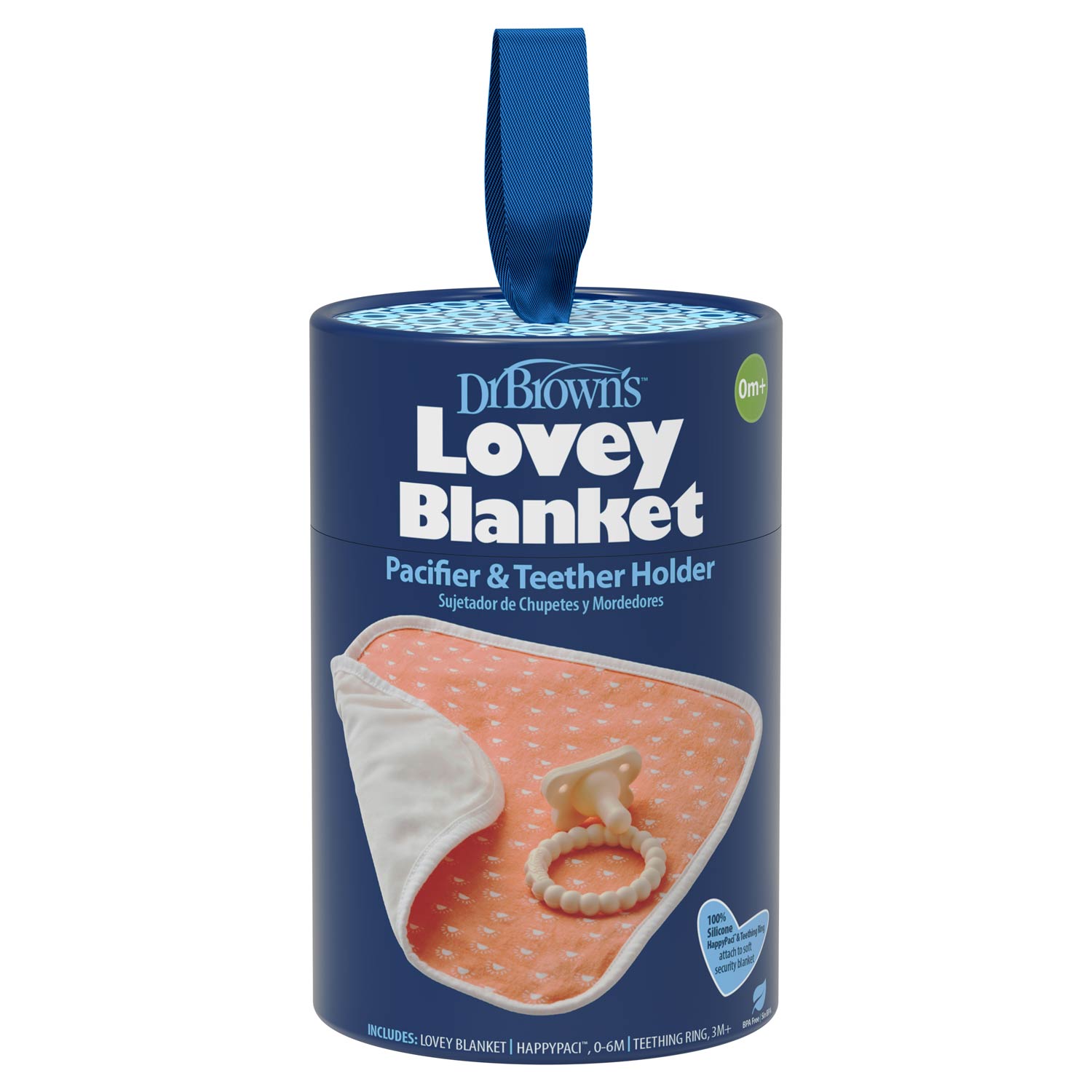 Dr. Brown's™ Lovey Blanket Pacifier and Teether Holder - Image 2