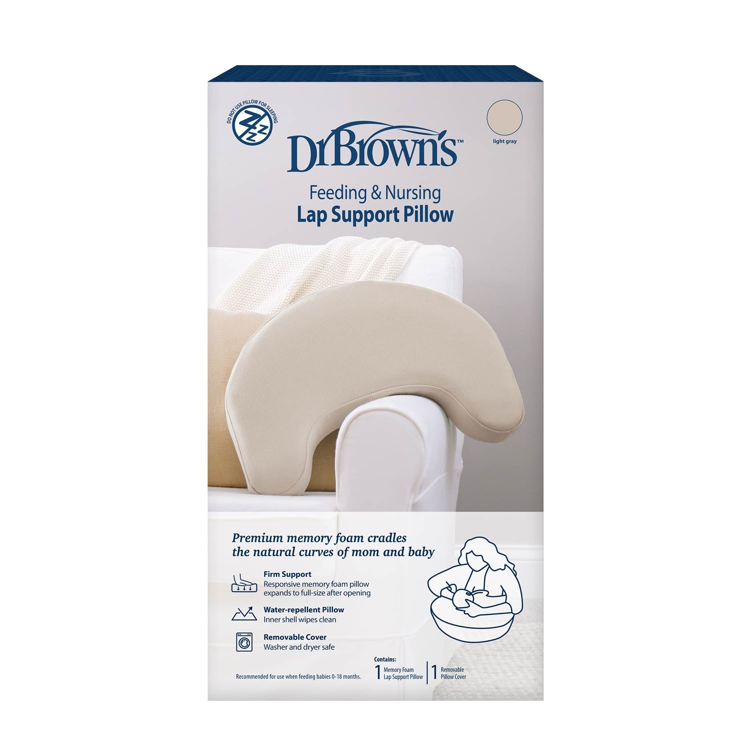 Dr. Brown's™ Feeding & Nursing Lap Support Pillow - Image 3