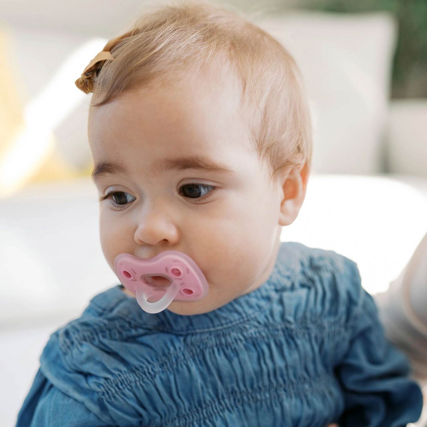 Dr. Brown's® Advantage™ One-Piece Silicone Pacifier. Ages 6-18 months – 3-Pack - Image 3