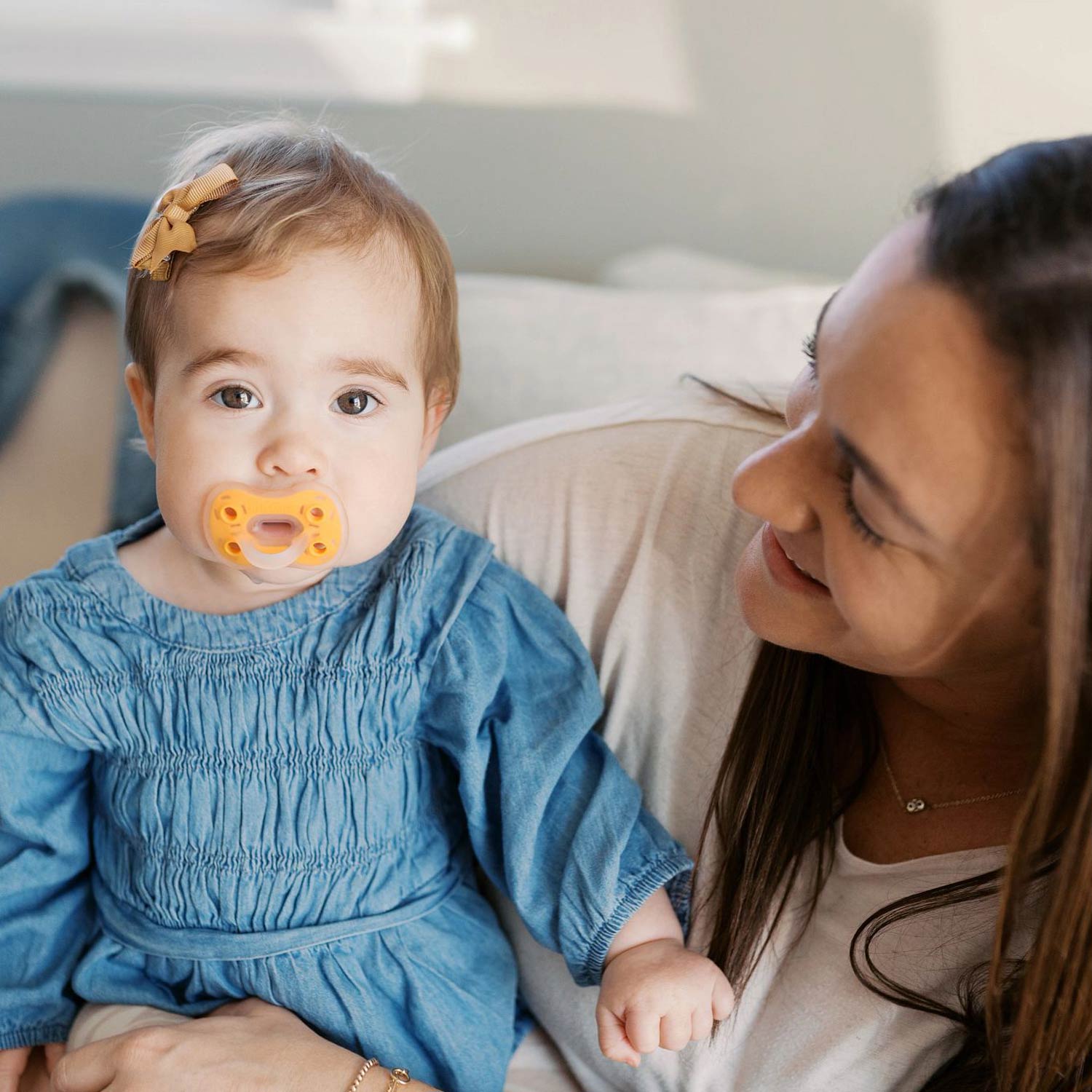 Dr. Brown's® Advantage™ One-Piece Silicone Pacifier. Ages 6-18 months – 3-Pack - Image 3