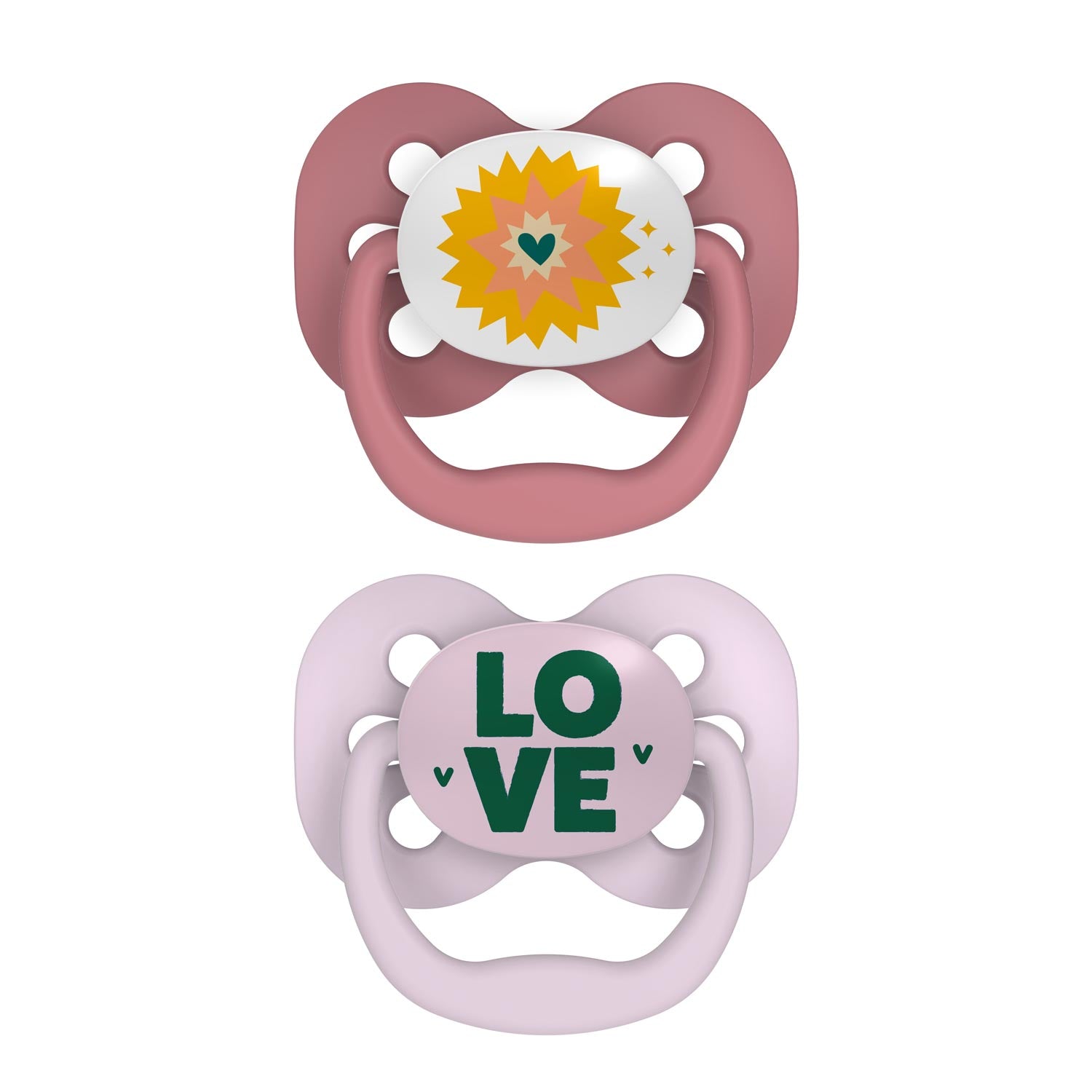 Dr. Brown's™ Advantage™ Pacifiers. Ages 0-6 months. 2 count