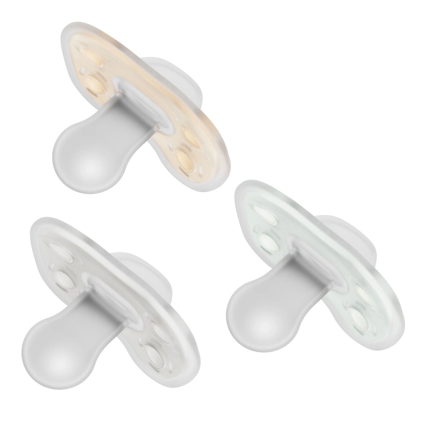 Dr. Brown's® Advantage™ One-Piece Silicone Pacifier. Ages 0-6 months – 3-Pack - Image 4