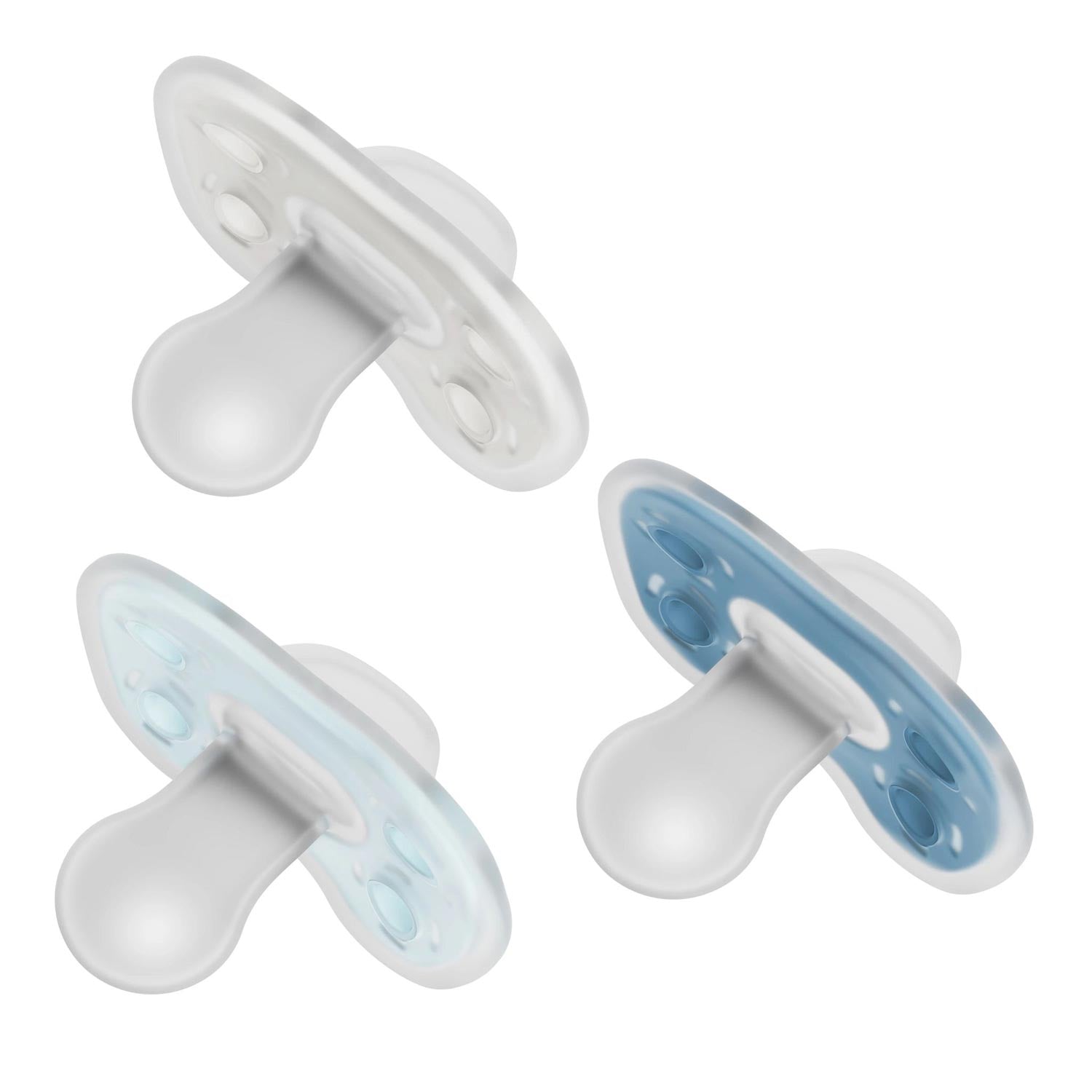 Dr. Brown's® Advantage™ One-Piece Silicone Pacifier. Ages 0-6 months – 3-Pack - Image 4