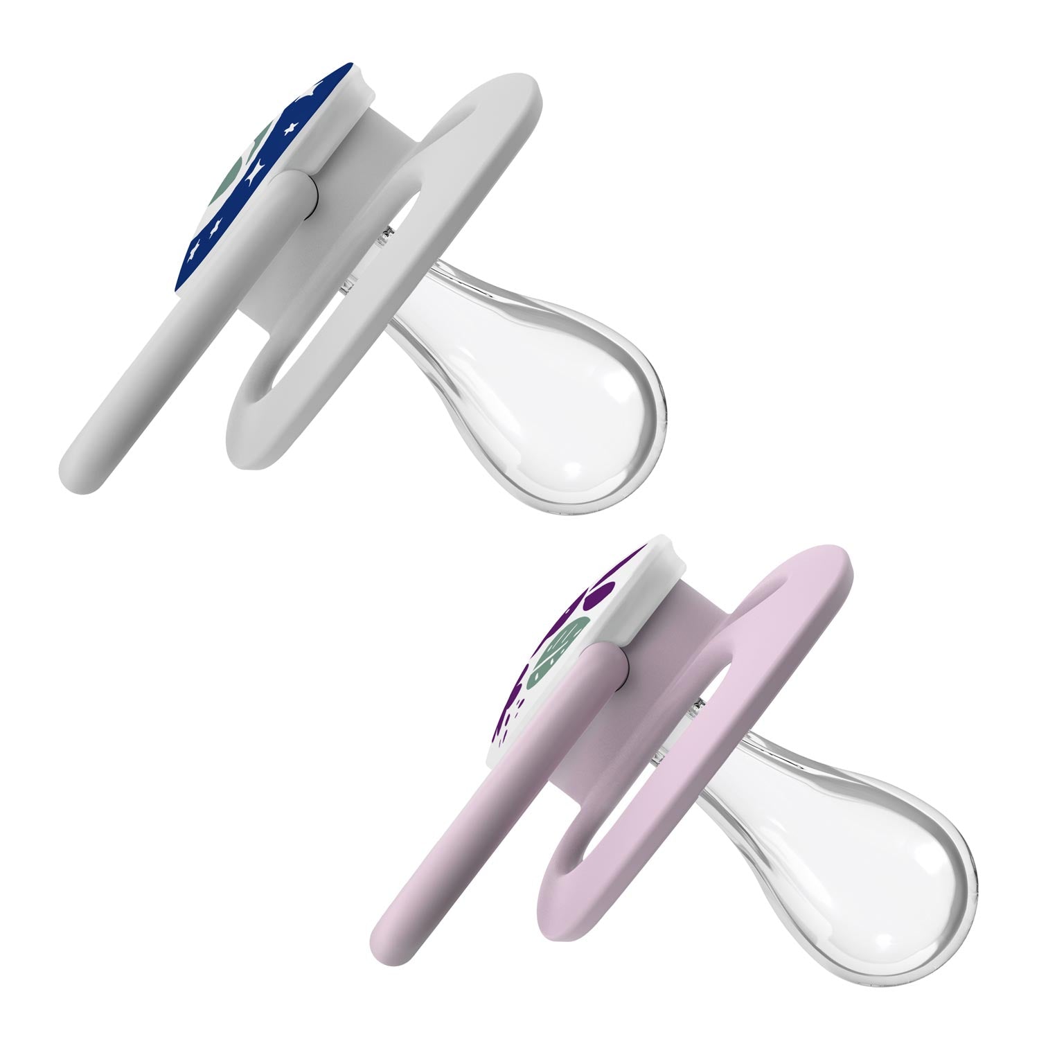 Dr. Brown's™ Advantage™ Glow-in-the-Dark Pacifiers. Ages 6-18 months. 2 Count - Image 4