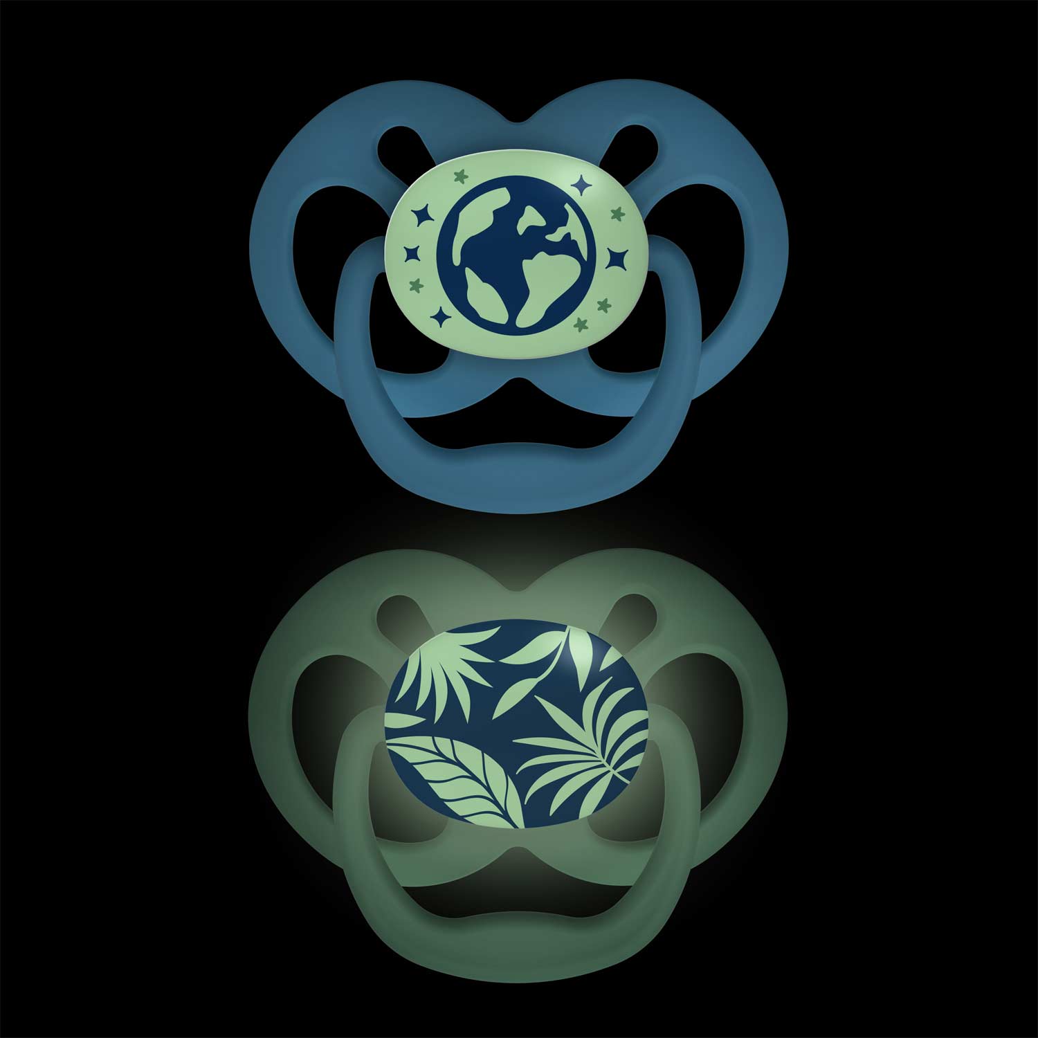 Dr. Brown's™ Advantage™ Glow-in-the-Dark Pacifiers. Ages 6-18 months. 2 Count - Image 3