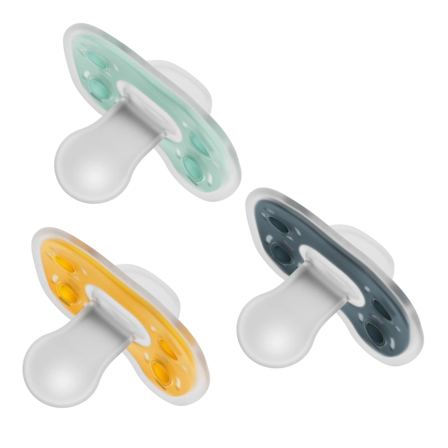 Dr. Brown's® Advantage™ One-Piece Silicone Pacifier. Ages 6-18 months – 3-Pack - Image 4