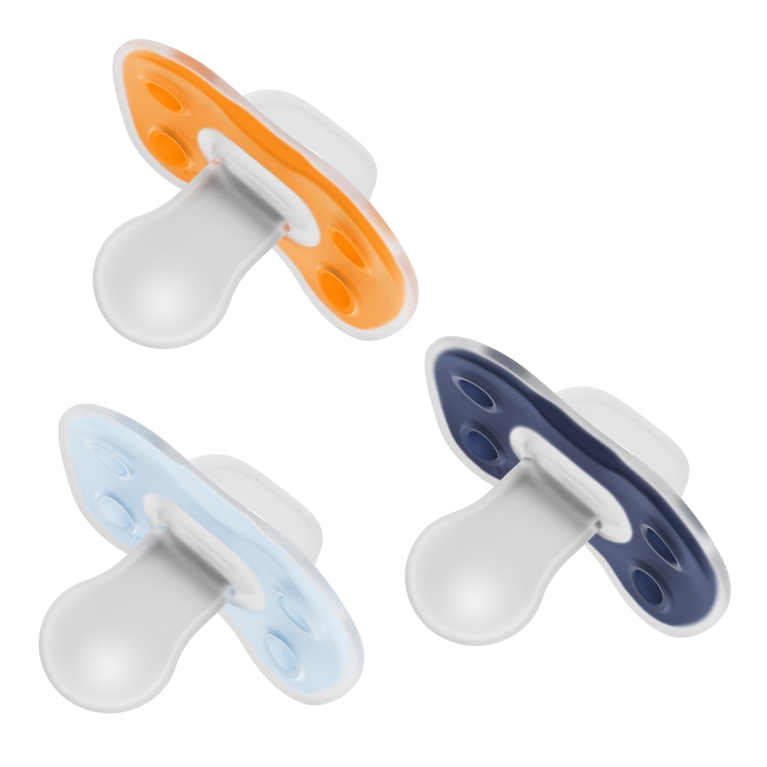 Dr. Brown's® Advantage™ One-Piece Silicone Pacifier. Ages 6-18 months – 3-Pack - Image 4