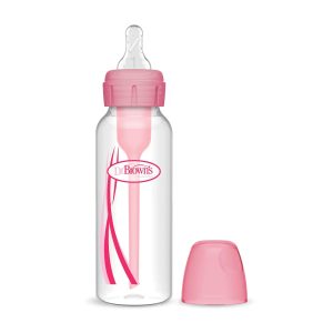 Dr. Brown's Natural Flow Anti-Colic Options+ Narrow Baby Bottle. with Level 1 Slow Flow Nipple