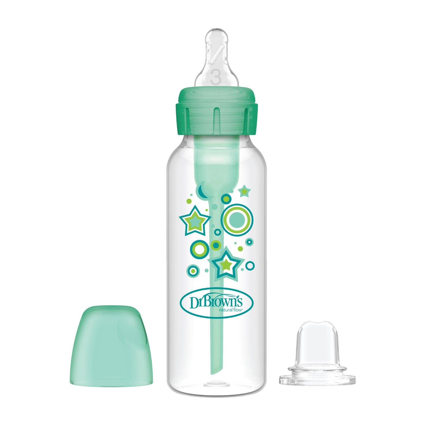 Dr. Brown's Natural Flow Anti-Colic Options+ Narrow Sippy Bottle Starter Kit