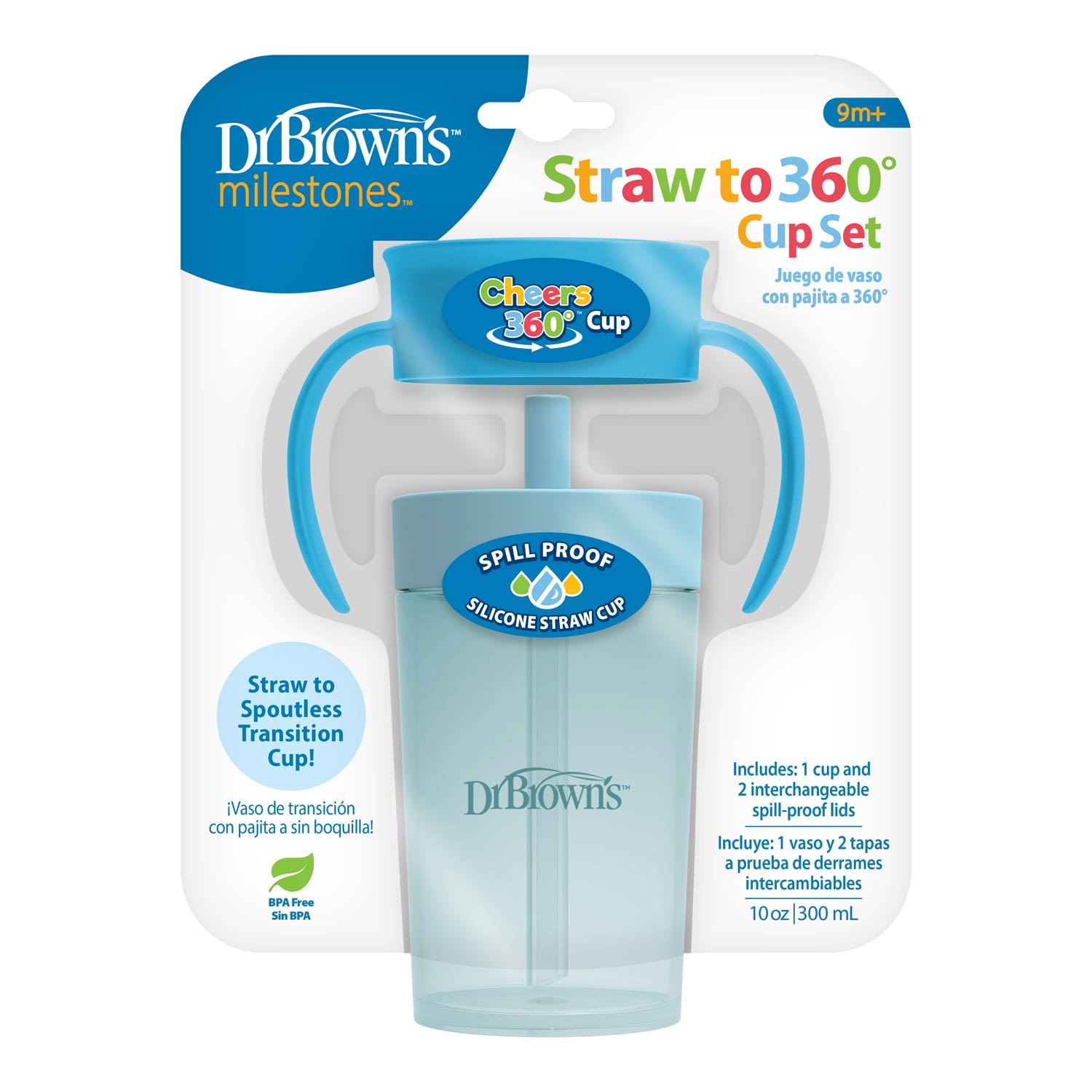 Dr. Brown's® Milestones™ Straw to 360° Cup Set - Image 2