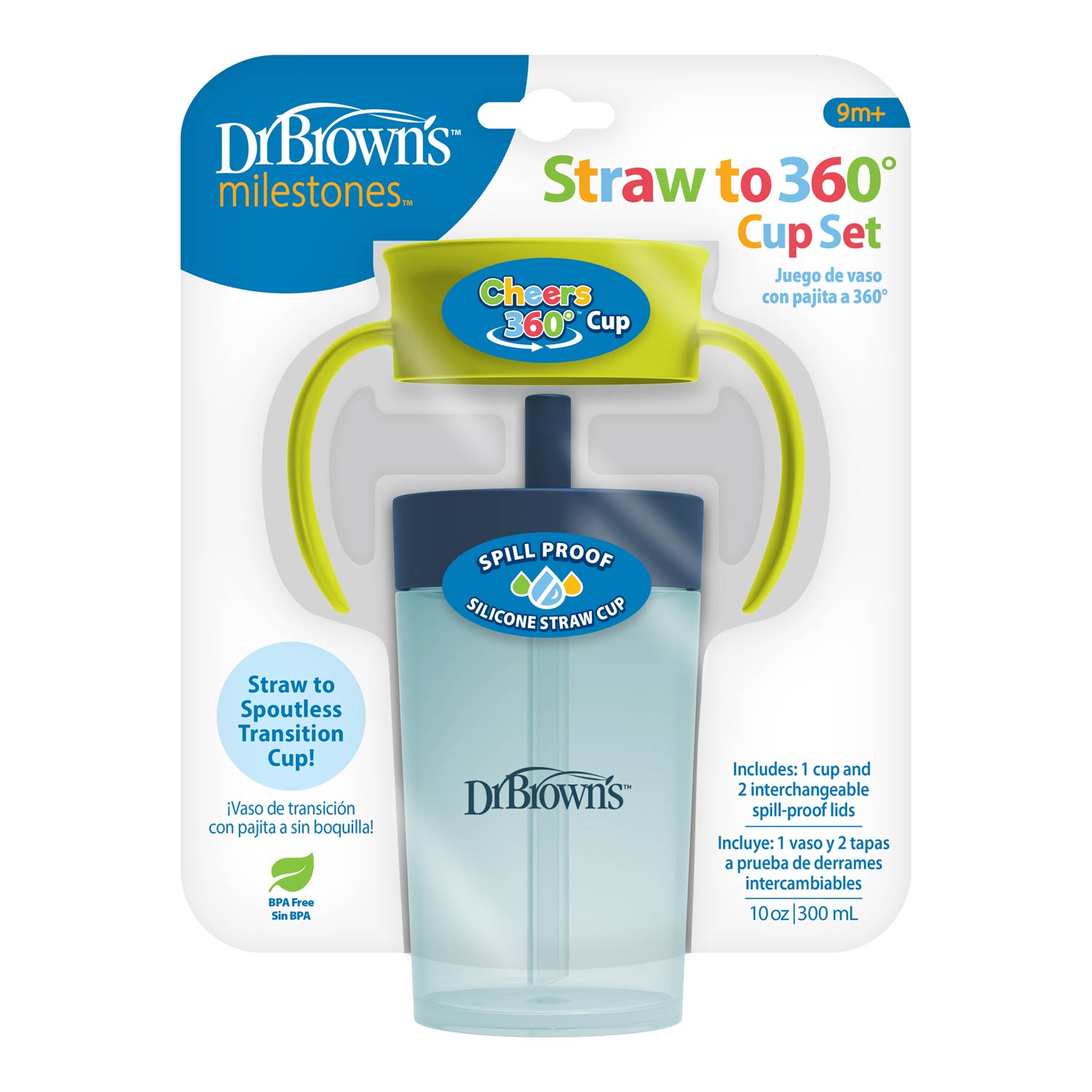 Dr. Brown's® Milestones™ Straw to 360° Cup Set - Image 2