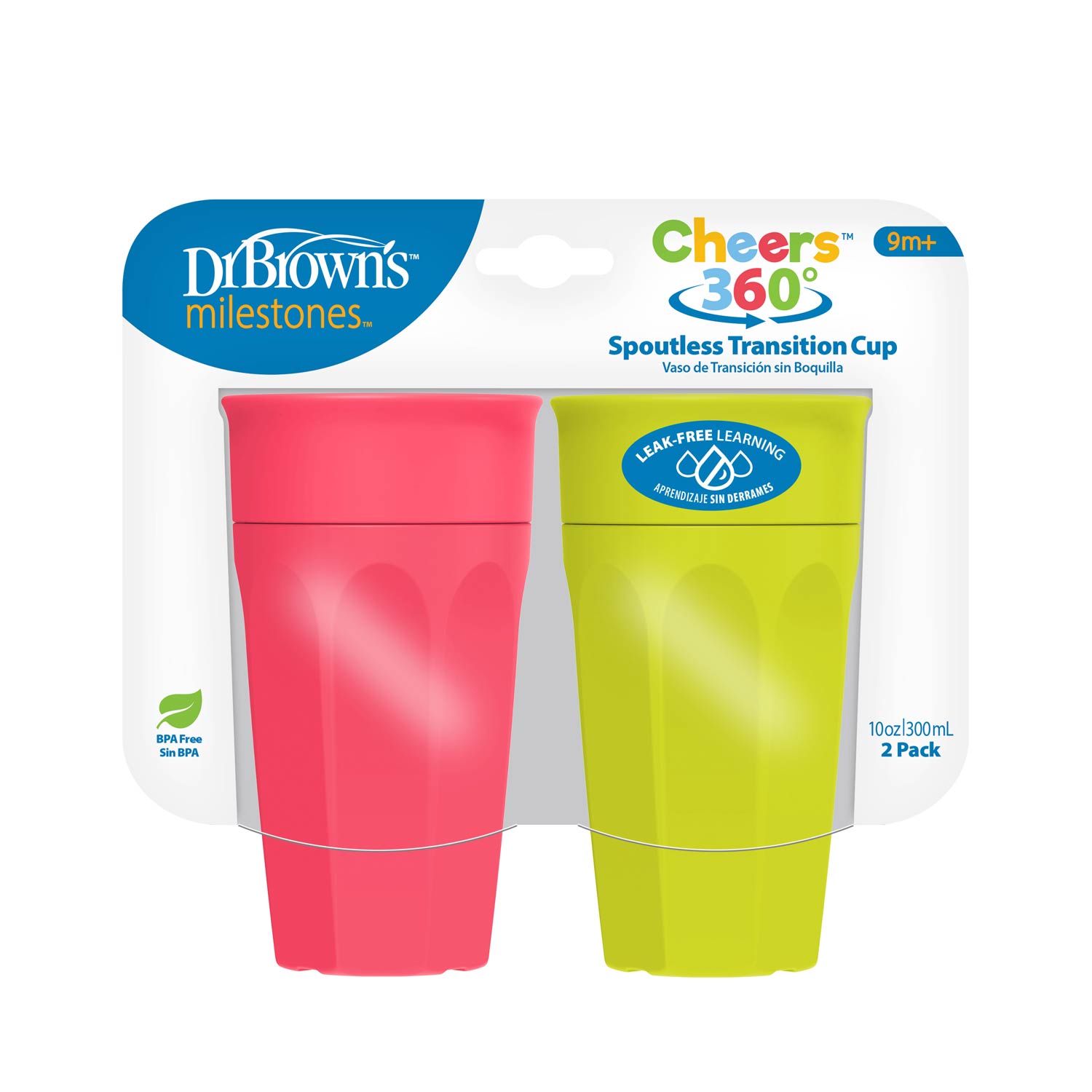 Dr. Brown's® Milestones™ Cheers360™ Cup. 10 oz/300 mL - Image 2