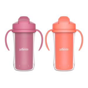 Dr. Brown's® Milestones™ Insulated Straw Cup. 2-Pack