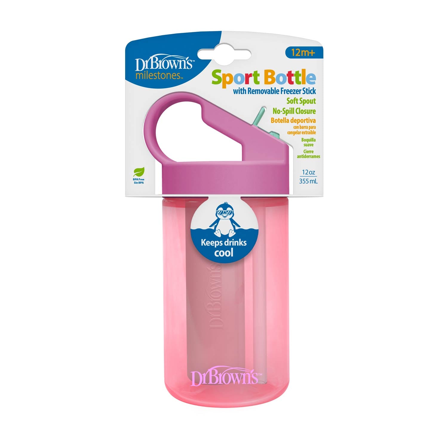 Dr. Brown's™ Sport Bottle with Freezer Stick - Image 2