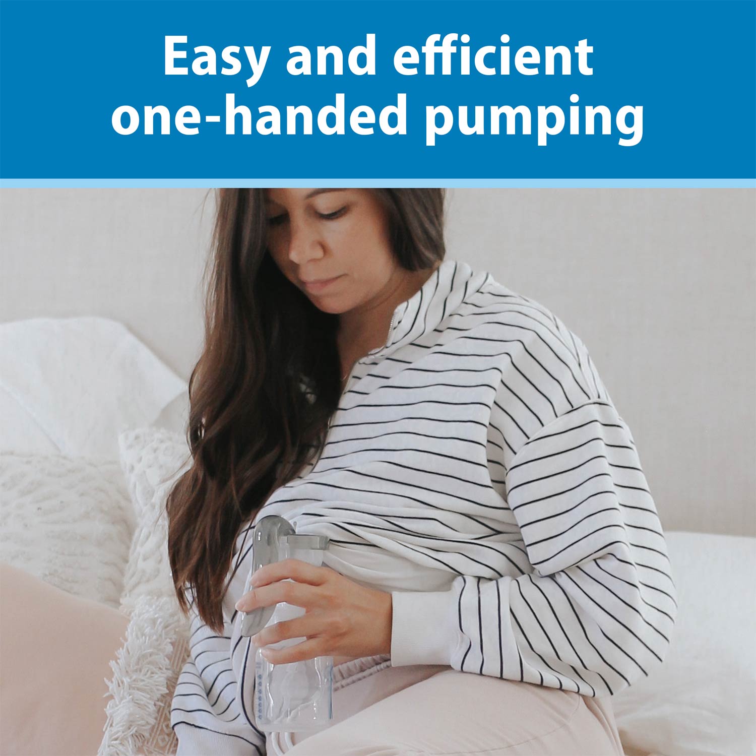 Dr. Brown's™ Manual Breast Pump with SoftShape™ Silicone Shield - Image 4