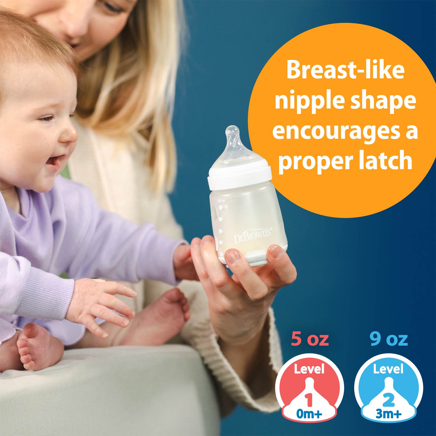 Dr. Brown's® Silicone Baby Bottle - Image 7