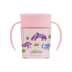 Dr. Brown's Milestones™ Cheers360™ Cup. Pink. 7 oz
