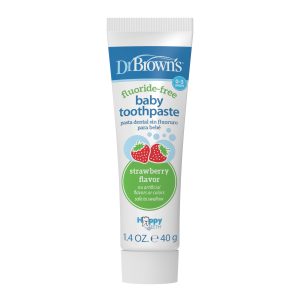 Dr. Brown's™ Fluoride-Free Baby Toothpaste. Strawberry. 1.4oz/40g. 1-Pack