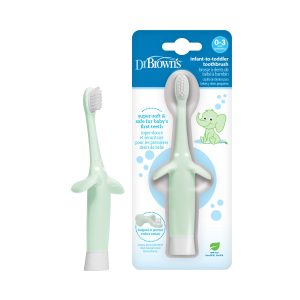 Dr. Brown's Infant-to-Toddler Toothbrush. Elephant. 1-Pack
