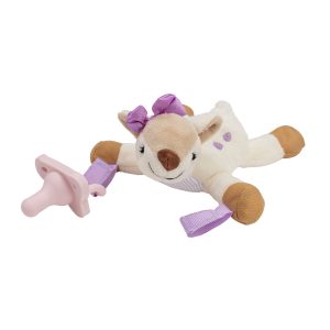 Dr. Brown's® Lovey Pacifier and Teether Holder. Deer
