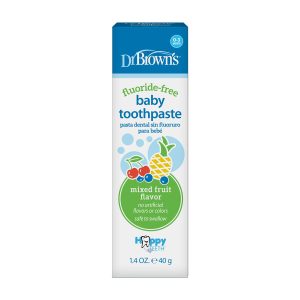 Dr. Brown's™ Fluoride-Free Baby Toothpaste [Mixed Fruit] 1.4oz/40g. 1-Pack