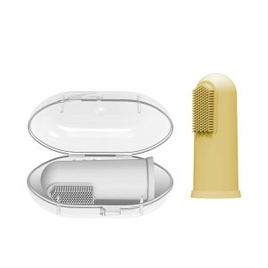 Dr. Brown's Silicone Finger Toothbrush and Storage Case. 2-Pack