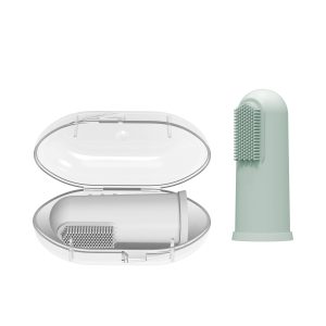 Dr. Brown's Silicone Finger Toothbrush and Storage Case. 2-Pack